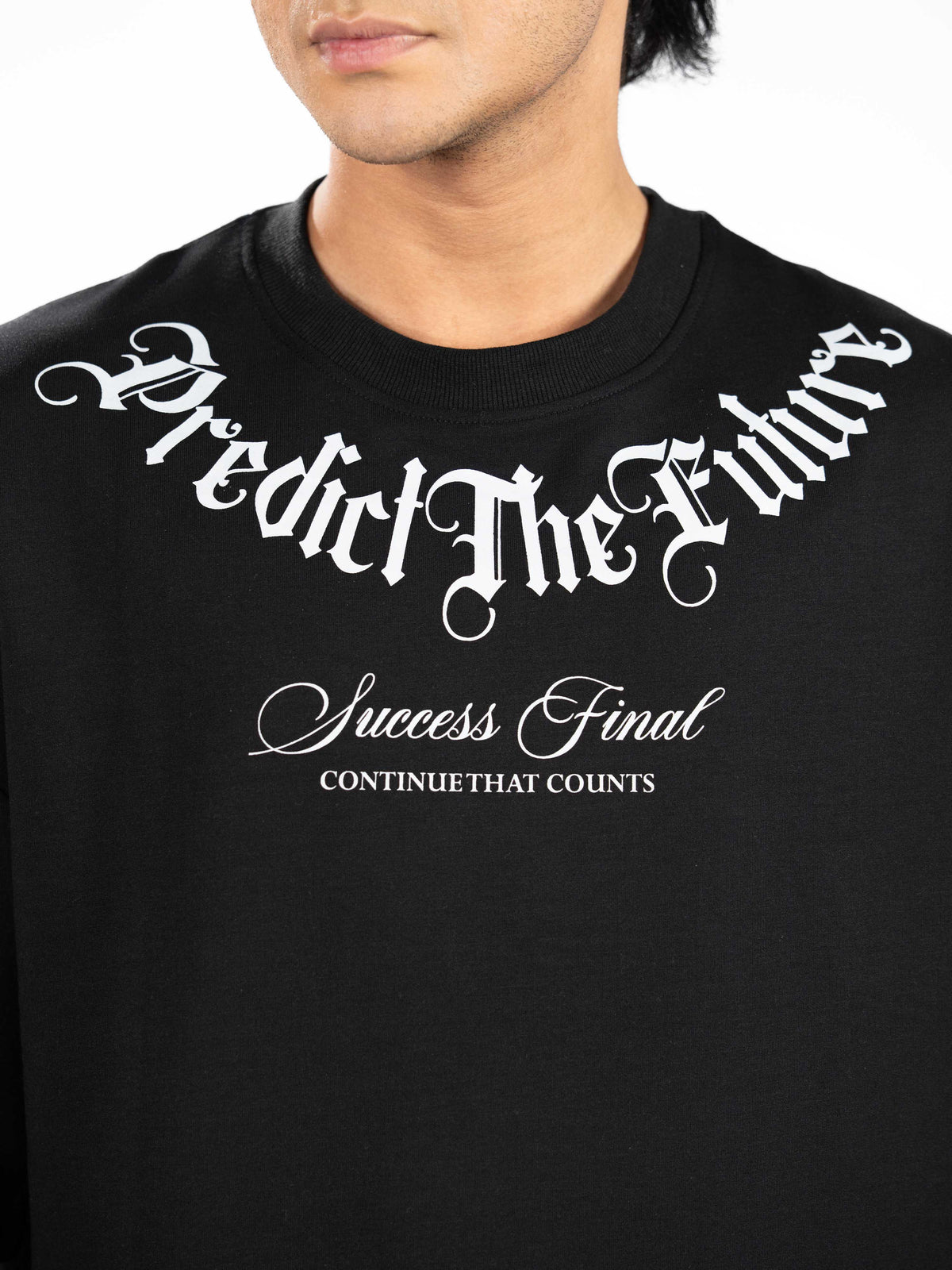 Men's Oversized Drop Shoulder Graphic T-Shirt – Front &amp; Back Printed