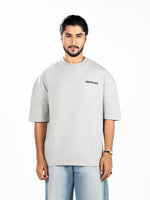 Men’s Oversized Drop Shoulder Graphic T-Shirt – Short Sleeve Crew Neck Tee | Casual Streetwear Top with Front & Back Print