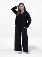 Women Button Down Hoodie – Long Sleeve Pullover Fall Winter Jacket, Casual Warm Outerwear for Everyday Wear