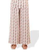 Women's Casual Pants Trendy Loose Trousers High Waist Wide Leg Cropped Palazzo with Pockets