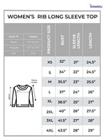 Women's Henley Long Sleeve Printed Top – Soft &amp; Stretchy Rib Knit Casual T-Shirt