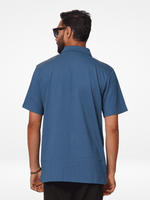 Men's Regular-Fit Mercerized Cotton Polo Shirt Cobalt Blue