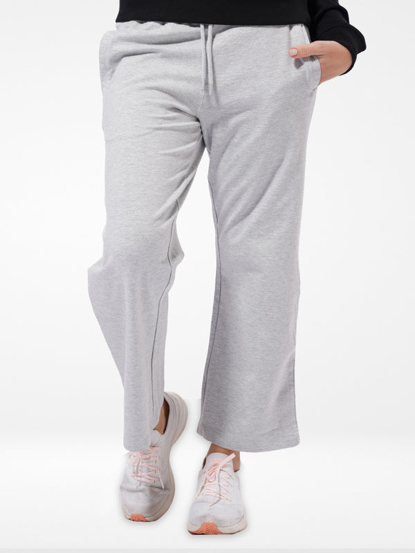 Cozy Open Leg Palazzo Sweatpants |Odie