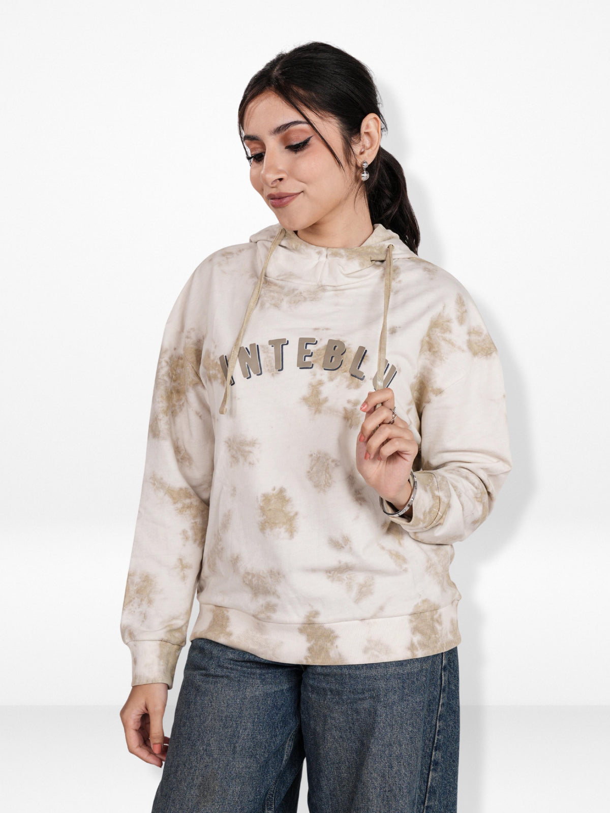 Women’s Tie-Dye Long Sleeve Hoodie – Timeless Comfort, Modern Style | Soft Cotton-Blend Pullover