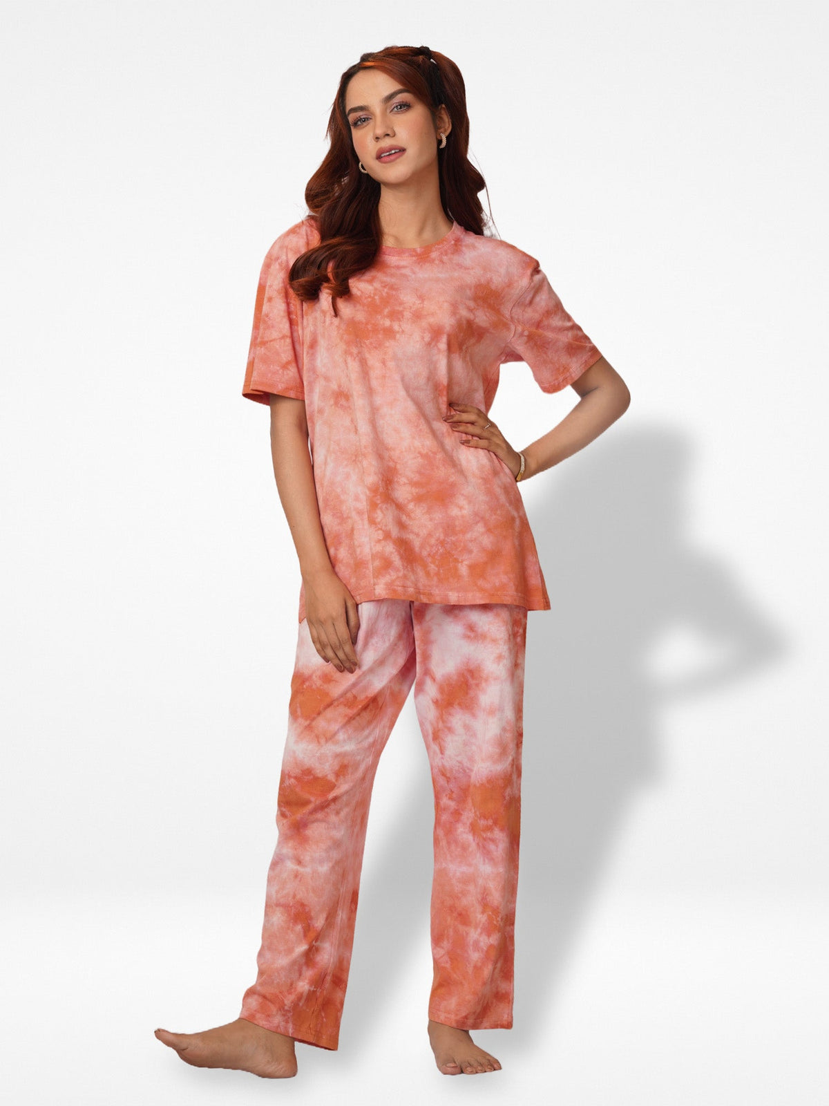 Women Tie Dye Lounge Suit.