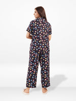 Women's All Over Printed PJ Set – 2 Piece Sleepwear Set | Soft Breathable Nightwear for Women