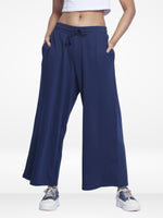 Women Wide Leg Flowy Palazzo Pants Loose fit Casual Lounge Trousers