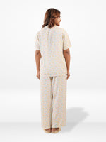 Women’s Printed Night Suit Set – Shirt & Pyjama | Soft Nightwear Dress, 2 Piece Sleepwear for Women, Comfortable Loungewear