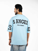 Men’s Oversized Drop Shoulder Graphic T-Shirt – Short Sleeve Crew Neck Tee | Casual Streetwear Top with Front & Back Print