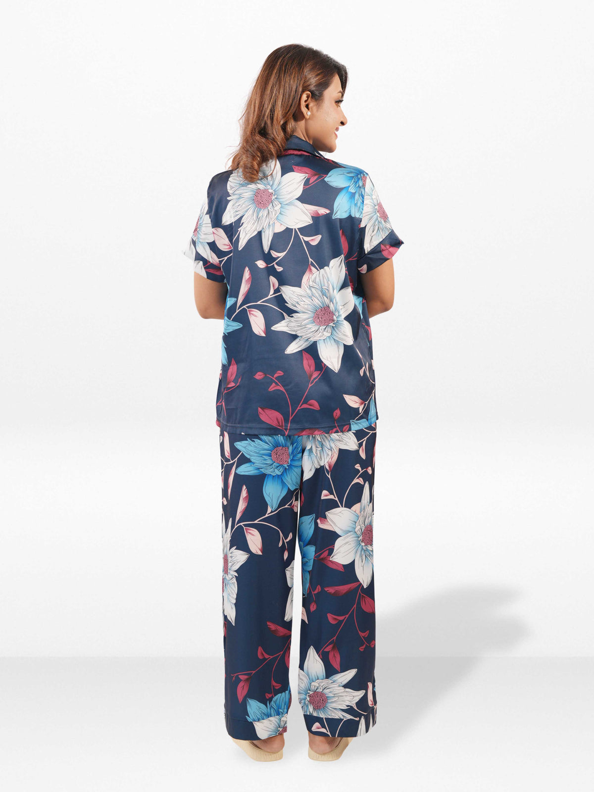 Women's All Over Printed PJ Set – 2 Piece Sleepwear Set | Soft Breathable Nightwear for Women