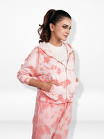 Women’s Tie-Dye Hoodie & Jogger Set – 2 Piece Loungewear Outfit | Soft Casual Tracksuit, Comfy Hooded Sweatshirt & Pants