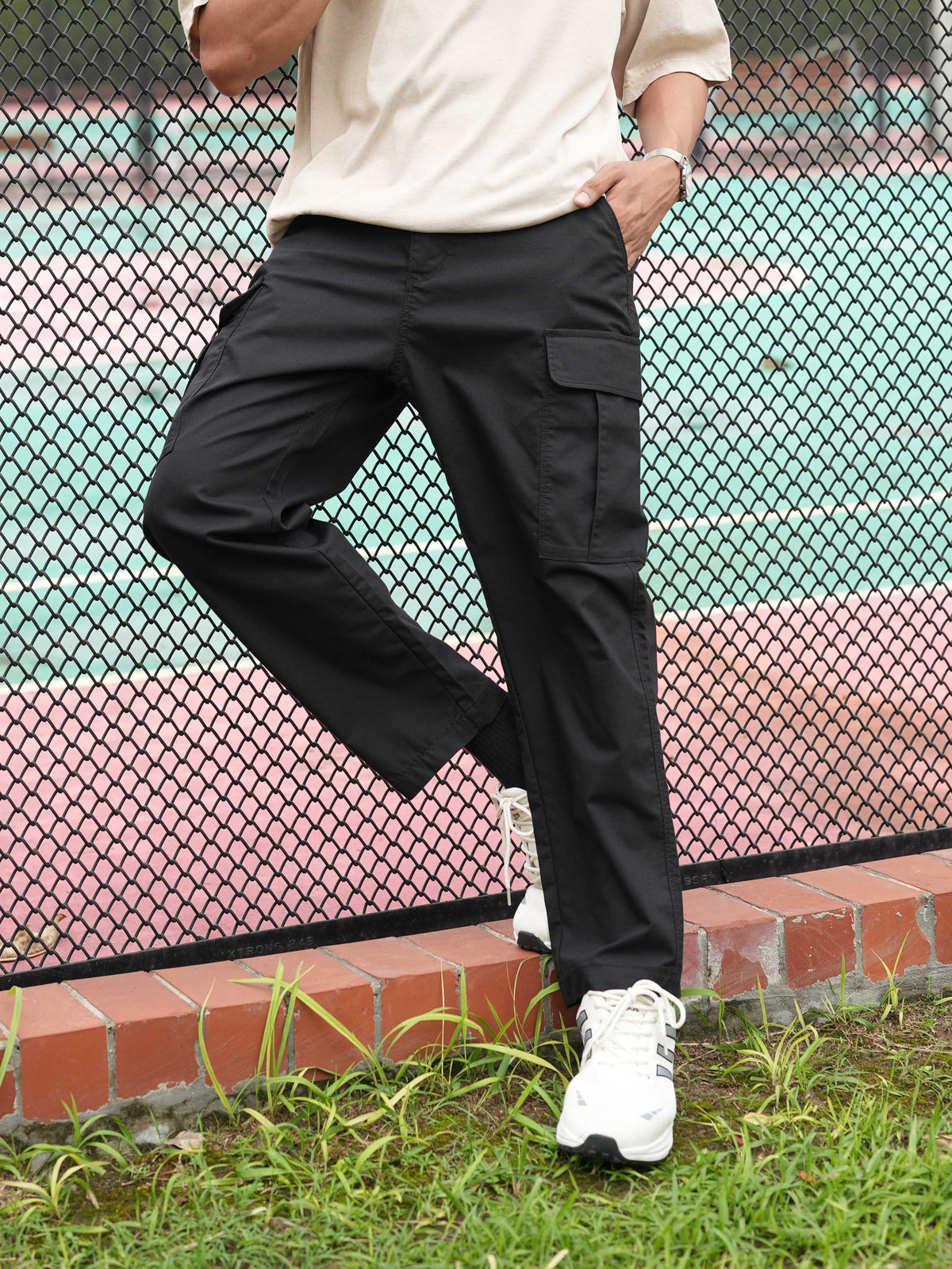 Men’s Straight Fit Cargo Pants – Heavy Duty Utility Trousers.