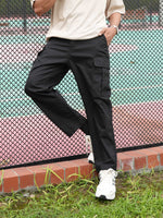 Men’s Straight Fit Cargo Pants – Heavy Duty Utility Trousers.