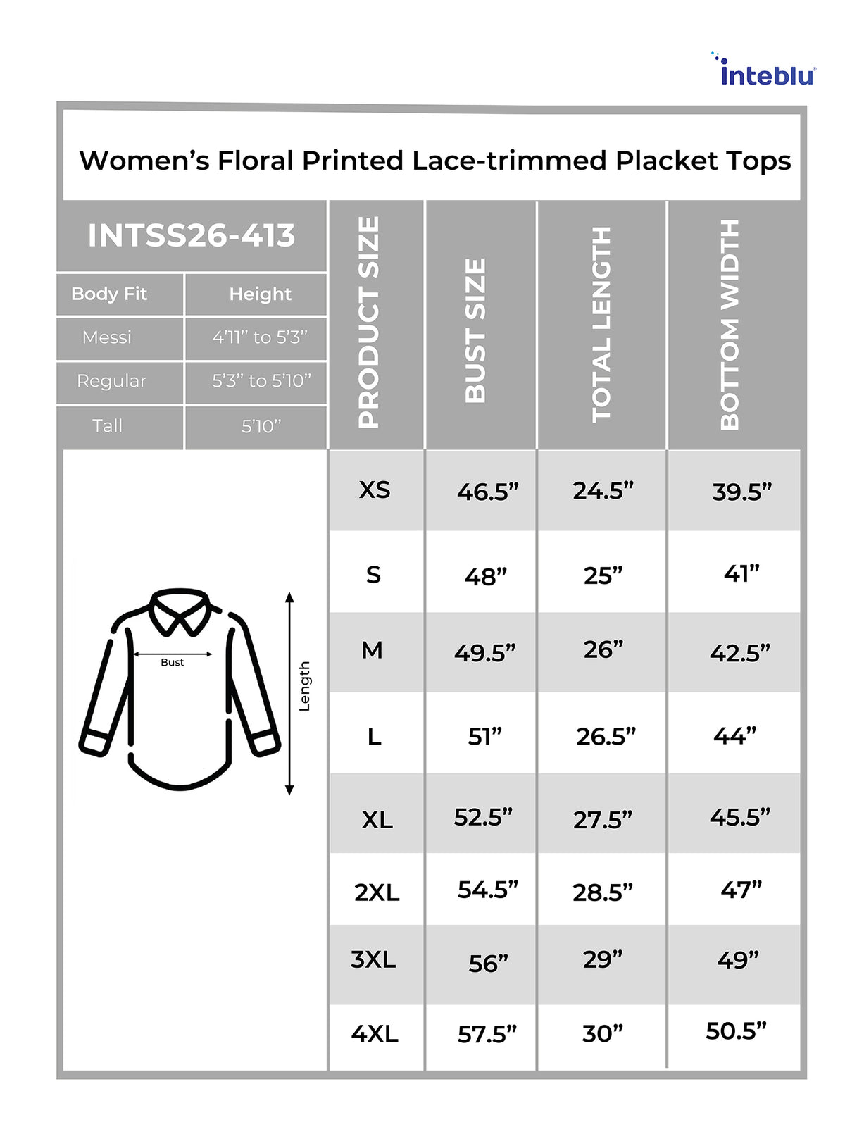 Women’s Floral Printed Lace-trimmed PlacketTops – Lightweight for Office & Everyday Style
