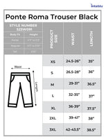 Ponte Roma Trouser Black-Button