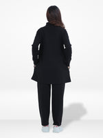 Women’s High Neck Half Zip Pullover Sweatshirt – Long Sleeve  Top | Trendy Relaxed Fit , Hoodie for Casual & Athleisure Wear