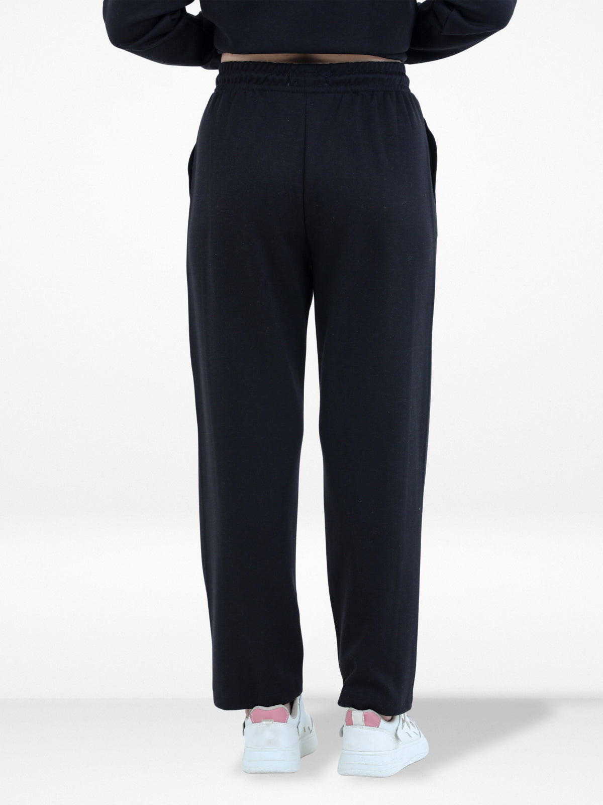 Women’s Baggy Wide Leg Sweatpants –Straight Pants ,Drawstring Waist, Two Side Pockets | Cozy Winter Lounge & Activewear