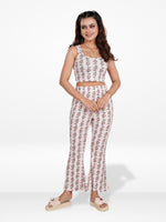 Women’s Crop Top & Palazzo Set – 2-Piece Outfit| Fashionable Party Wear for Women