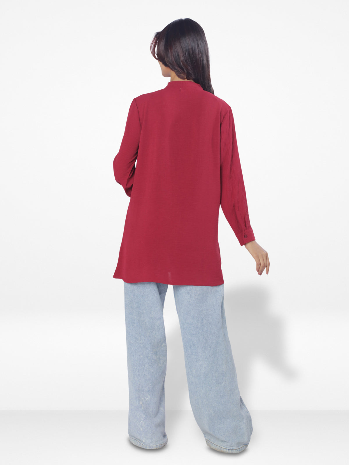 Women Red color top