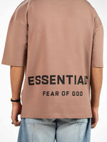 Men’s Oversized Drop Shoulder Graphic T-Shirt – Short Sleeve Crew Neck Tee | Casual Streetwear Top with Front & Back Print