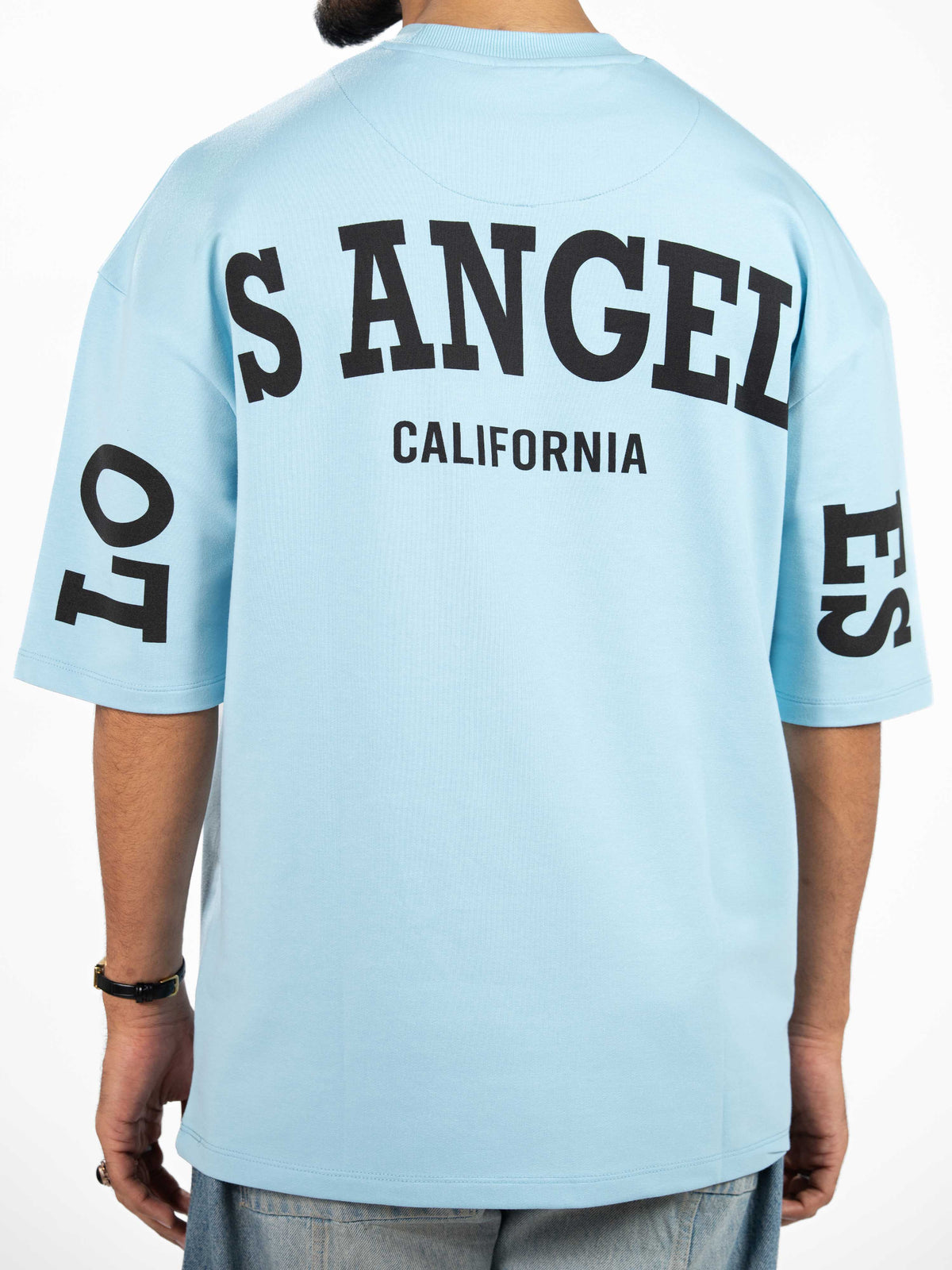 Men’s Oversized Drop Shoulder Graphic T-Shirt – Short Sleeve Crew Neck Tee | Casual Streetwear Top with Front & Back Print