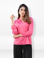 Women’s Satin Top – Soft Shiny | Fashionable Party & Everyday Wear