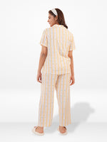 Women's All Over Printed PJ Set – 2 Piece Sleepwear Set | Soft Breathable Nightwear for Women
