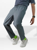 Men’s Relaxed Fit Trousers – Elastic Waist with Drawstring, Casual Pants with Fake Fly & Side Pockets ,Comfortable Everyday Wear (Copy)