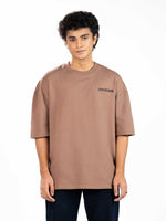 Men’s Oversized Drop Shoulder Graphic T-Shirt – Short Sleeve Crew Neck Tee | Casual Streetwear Top with Front & Back Print
