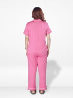 Women Printed Night Suit Set of Shirt & Pyjama, Night wear Dress