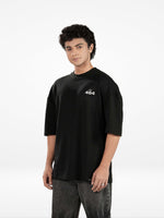 Men’s Oversized Drop Shoulder Graphic T-Shirt – Short Sleeve Crew Neck Tee | Casual Streetwear Top with Front & Back Print