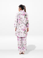 Women’s Floral Printed Co-Ord Set – Trendy 2 Piece Matching Top & Bottom Outfit
