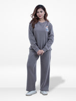 Women’s Fleece Winter Warm Sweatshirt & Jogger Set – Soft Brushed Fleece 2-Piece Set, Cozy Long Sleeve Top & Pants