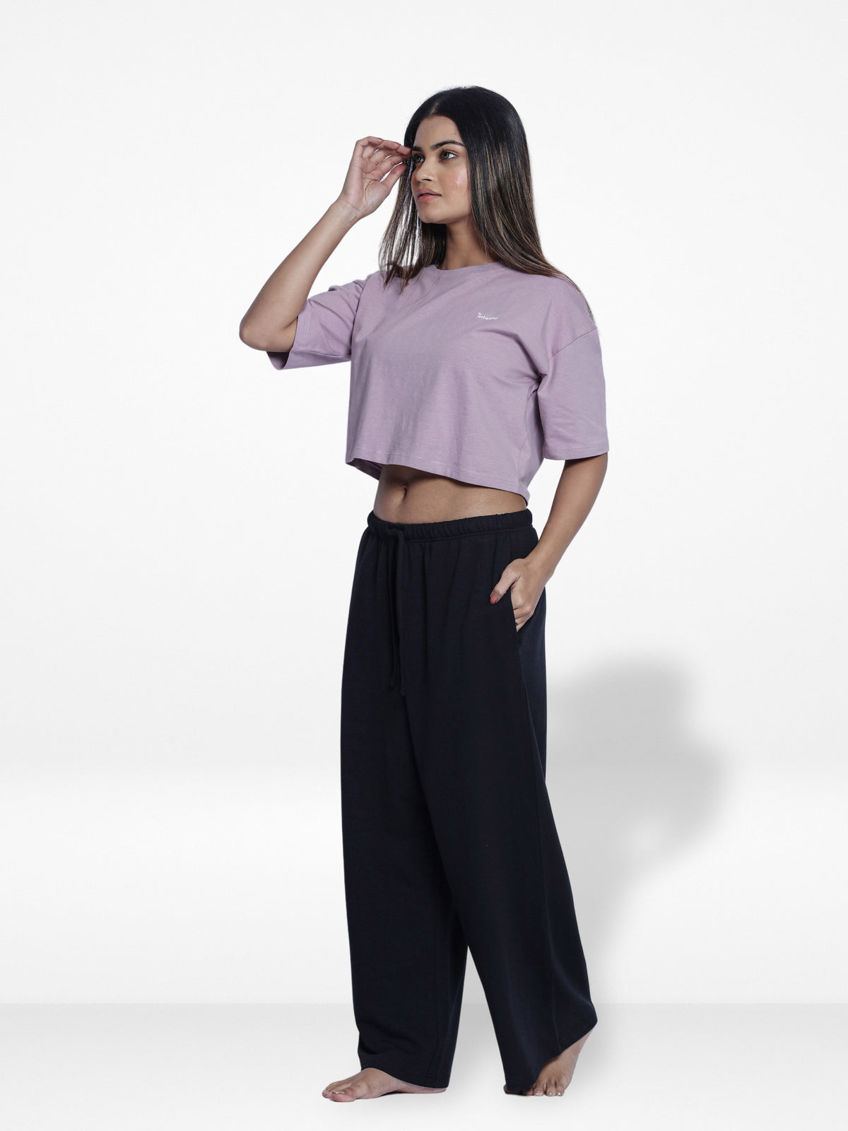 Women Wide Leg Flowy Palazzo Pants Loose fit Casual Lounge Trousers