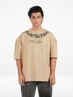 Men's Oversized Drop Shoulder Graphic T-Shirt – Front &amp; Back Printed