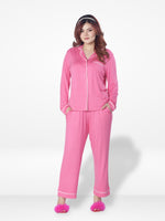 Women Printed Night Suit Set of Shirt & Pyjama, Night wear Dress | Long Sleeve