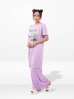 Women’s Long Tunic Top & Pant Set – 2 Piece Pajama & Loungewear Outfit for Women | Soft Comfortable Everyday Wear