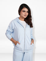 Women’s Full Zip Hoodie – Solid Color Hooded|Casual Zip-Up Hoodies for Everyday Wear