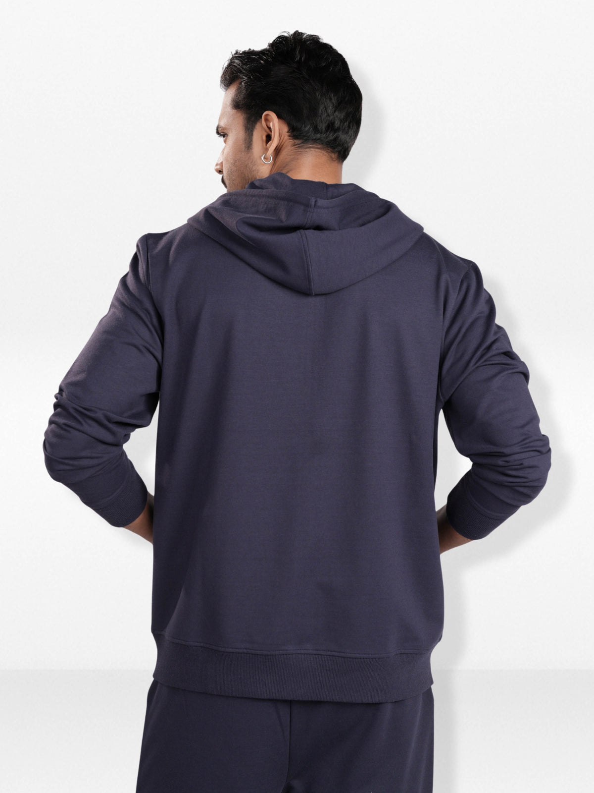 Men’sSolidFull Zip Basic Hoodies– Long Sleeve with Full Zip & Kangaroo Pocket | Casual Everyday Comfort Wear