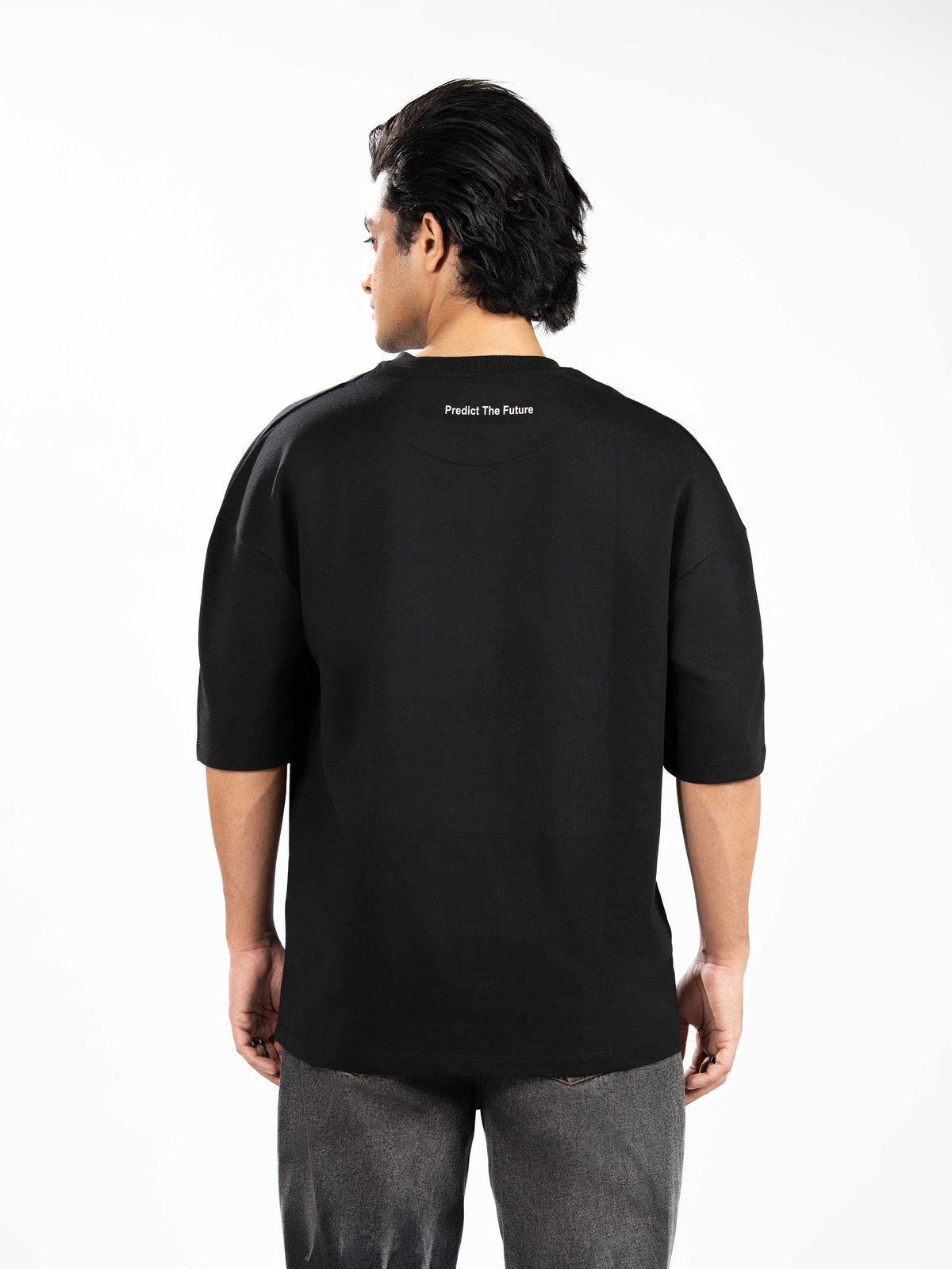Men's Oversized Drop Shoulder Graphic T-Shirt – Front &amp; Back Printed