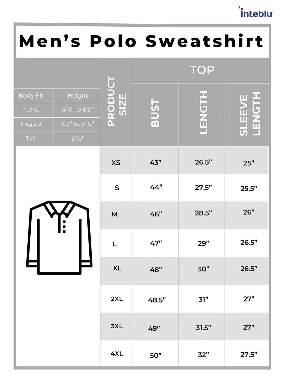 Men’s Half Zip Collar Sweatshirt – Long Sleeve Thermal Casual Shirt Collar | Classic Basic Polo Sweatshirt for Men