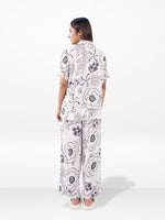 Women’s Short SleeveSleepwear Set – Notch Collar 2 Piece Pajama Outfit | Comfy Nightwear, Soft Summer Lounge Set for Women