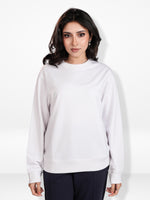 Women’s Long Sleeve Solid Sweatshirt – Casual Comfortable Pullover | Simple Everyday Style Top