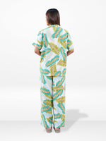 Women’s Short Sleeve Sleepwear Set – Notch Collar 2 Piece Pajama Outfit | Comfy Nightwear, Soft Summer Lounge Set for Women