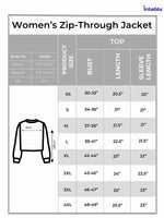 Women’s Zip-Through Jacket – High Collar, Regular Fit Long Sleeve Outerwear for Effortless Style & Comfort