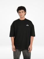 Men’s Oversized Drop Shoulder Graphic T-Shirt – Short Sleeve Crew Neck Tee | Casual Streetwear Top with Front & Back Print