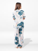 Women’s Printed Night Suit Set – Shirt & Pyjama | Soft Nightwear Dress, 2 Piece Sleepwear for Women, Comfortable Loungewear