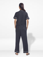 Women Printed Night Suit Set of Shirt & Pyjama, Night wear Dress