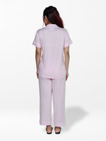 Women Solid Night Suit Set of Shirt & Pyjama, Night wear DressWomen’s Printed Night Suit Set – Shirt &amp; Pyjama | Soft Nightwear Dress, 2 Piece Sleepwear for Women, Comfortable Loungewear
