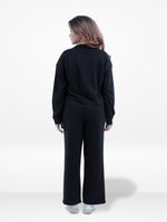 Women’s Two-Piece Sweatshirt Set – Long Sleeve Top & Jogger Pants, Comfortable & Stylish Lounge Wear